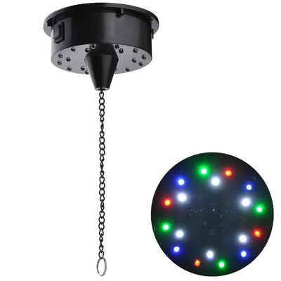 Mirror Ball Motor 6RPM LED RGBW Mirror Ball Kit for Christmas Party Pubs Clubs Decoration